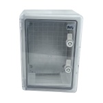 Корпус пластиковий ЩМПп-350х250х150мм пр. дв. ABS IP65 TNSy