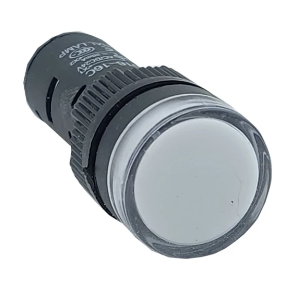 Лампа AD16DS d16mm біла 24V AC/DC TNSy