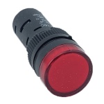 Лампа AD16DS d16mm червона 12V AC/DC TNSy
