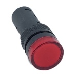 Лампа AD16DS d16mm червоний 230V AC TNSy