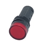 Лампа AD16DS d16mm червоний 230V AC TNSy - Зображення 2