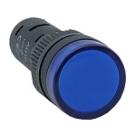 Лампа AD16DS d16mm синій 24V AC/DC TNSy