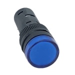 Лампа AD16DS d16mm синя 12V AC/DC TNSy