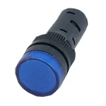 Лампа AD16DS d16mm синя 36V AC/DC TNSy - Зображення 2