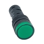 Лампа AD16DS d16mm зелений 230V AC TNSy