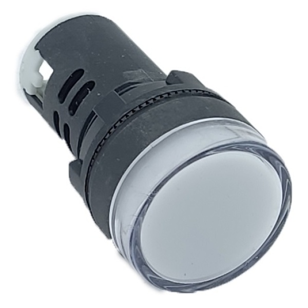 Лампа AD22DS d22mm біла 12V AC/DC TNSy