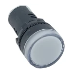 Лампа AD22DS d22mm біла 24V AC/DC TNSy