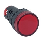 Лампа AD22DS d22mm червоний 230V TNSy