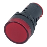 Лампа AD22DS d22mm червоний 24V AC/DC TNSy - Зображення 2