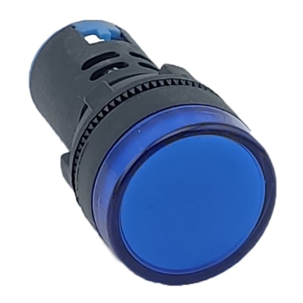 Лампа AD22DS d22mm синій 24V AC/DC TNSy