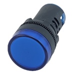 Лампа AD22DS d22mm синій 24V AC/DC TNSy - Зображення 2