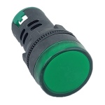 Лампа AD22DS d22mm зелена 110V AC/DC TNSy