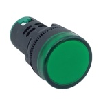 Лампа AD22DS d22mm зелений 230V TNSy