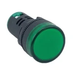 Лампа AD22DS d22mm зелений 230V TNSy