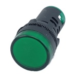 Лампа AD22DS d22mm зелений 24V AC/DC TNSy - Зображення 2
