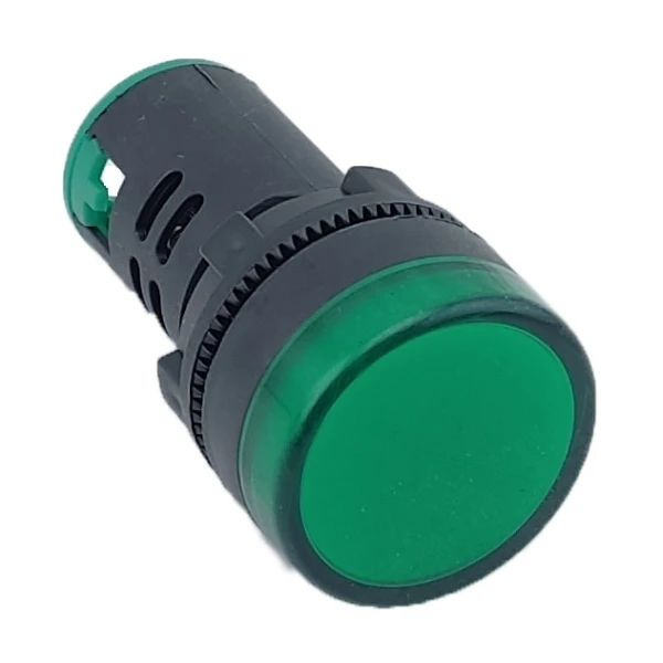 Лампа AD22DS d22mm зелений 36V AC/DC TNSy