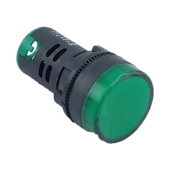Лампа AD22DS d22mm зелений 380V TNSy
