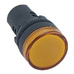 Лампа AD22DS d22mm жовта 12V AC/DC TNSy