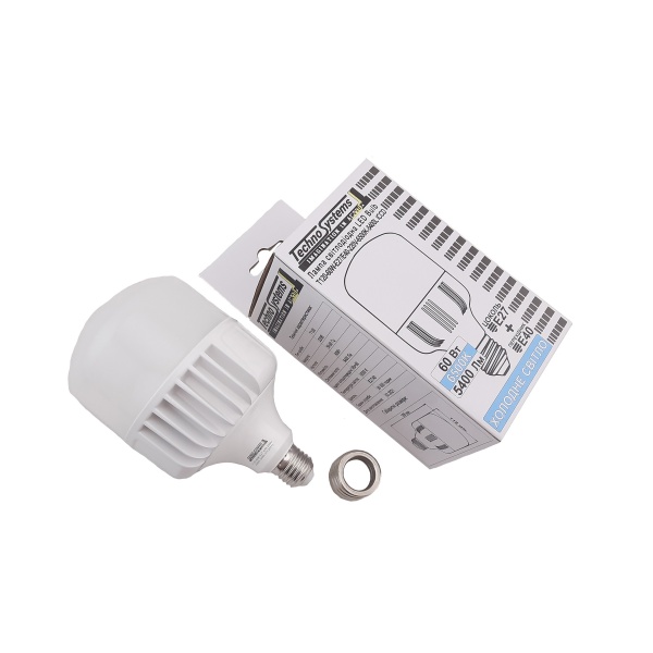 Світлодіодна лампа LED Bulb T120-60W-E27/E40-220V-6500K-5400L ICCD TNSy