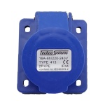 Розетка 413 прихована 2Р+PЕ 16А 220В IP44 TNSy