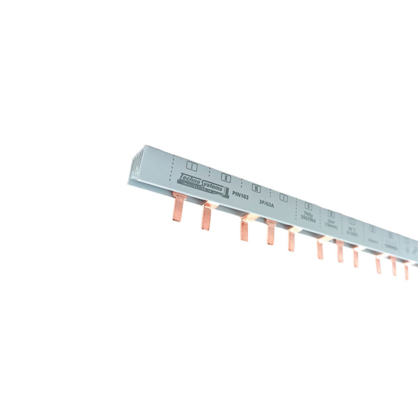 Шина сполучна PIN103 3Р 63А 1м (штир) TNSy