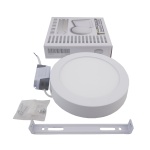 Світильник накладний LED Round Downlight 12W-220V-850L-4000K Alum TNSy - Зображення 5