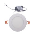 Світильник врізний LED Round Downlight 6W-220V-420L-4000K Alum TNSy