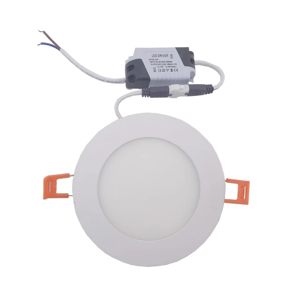 Світильник врізний LED Round Downlight 6W-220V-420L-4000K Alum TNSy