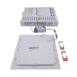 Світильник врізний LED Square Downlight 12W-220V-850L-4000K Alum TNSy - Зображення 4