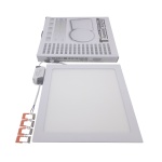 Світильник врізний LED Square Downlight 24W-220V-1700L-4000K Alum TNSy - Зображення 3
