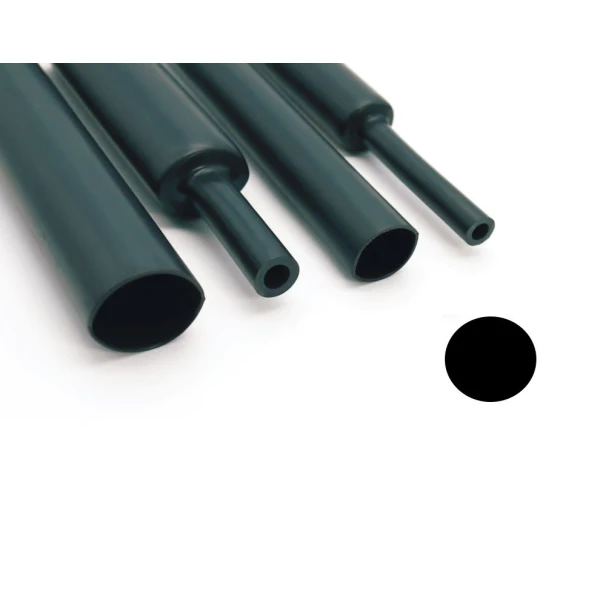 Термозбіжна трубка ТТТК15 22/6 чорна TNSy