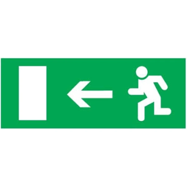 Аксесуар світло. DELUX наклейка 119х323мм Exit Left (REL803)