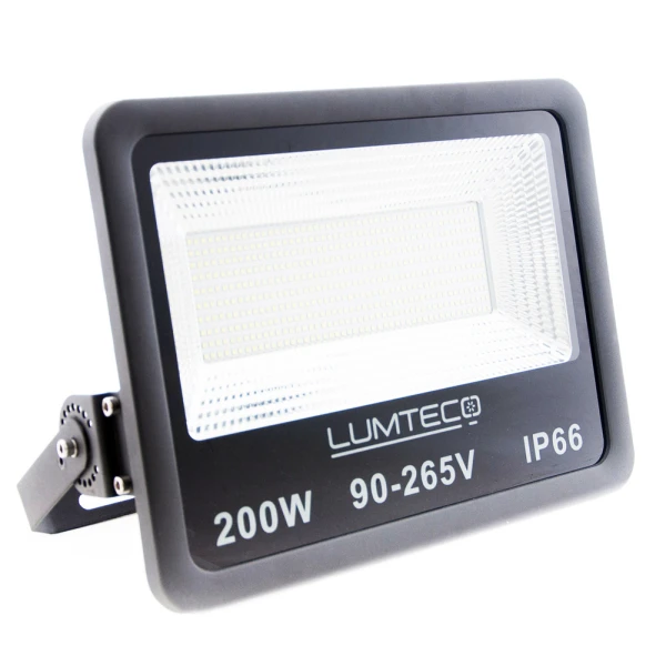 Світлодіодний прожектор LUMTECO YX-06 200w 6500К IP65 90-265V чорний (YX-06-200-6500)