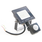 Світлодіодний прожектор LUMTECO YX-01S з датчиком руху 10w 6500К IP65 100-265V чорний (YX-01S-10-6500)
