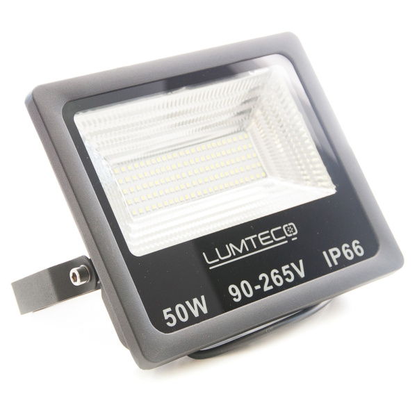 Світлодіодний прожектор LUMTECO YX-06 50w 6500К IP65 90-265V чорний (YX-06-50-6500)