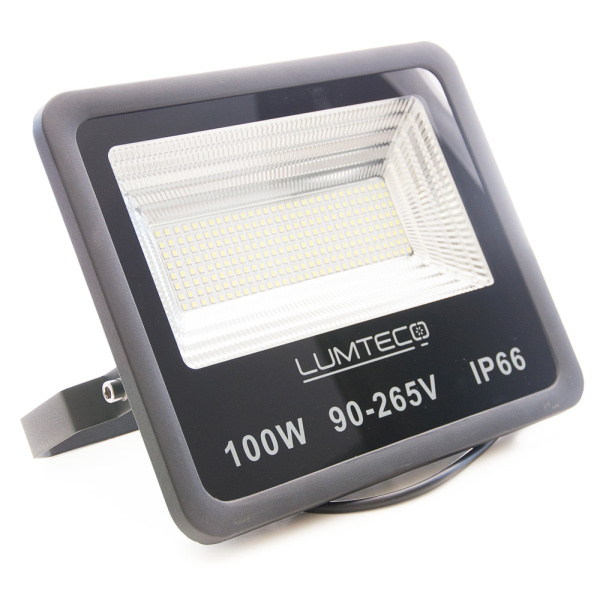 Світлодіодний прожектор LUMTECO YX-06 100w 6500К IP65 90-265V чорний (YX-06-100-6500)