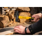Молоток слюсарний MASTERTOOL 500 г HRC50 рукоятка фібергласова 300 мм 02-0905 - Зображення 5