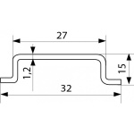 Din-рейка TH(TS)-35-1,5 (1м/шт) (АСКО) - Зображення 3