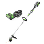 EGO Тріммер акум. ST1613E-T KIT, 56В, ширина косіння 40см, Line IQ, Powerload, струна 2,4мм, роз`ємна штанга,  акум. 4А*год + зарядний пристрій