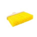 Мітла вулична MASTERTOOL YELLOW плоска без ручки 240х40х135 мм пластикова колодка ВР 14-6531 - Зображення 2