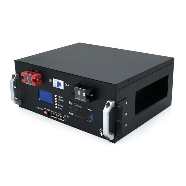 Літій-залізо-фосфатний акумулятор Merlion LiFePO4 48V 50AH для Solar (440х350х180) RACK MOUNT 100A BMS, 3000 циклів Q1