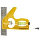 Кутник столяра комбінований MASTERTOOL 300 мм з капсулою AL-SS 30-3510 - Зображення 4