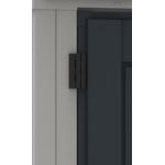 Сарай пластиковий YardMate 171x92x202 см темно-сірий - Зображення 2