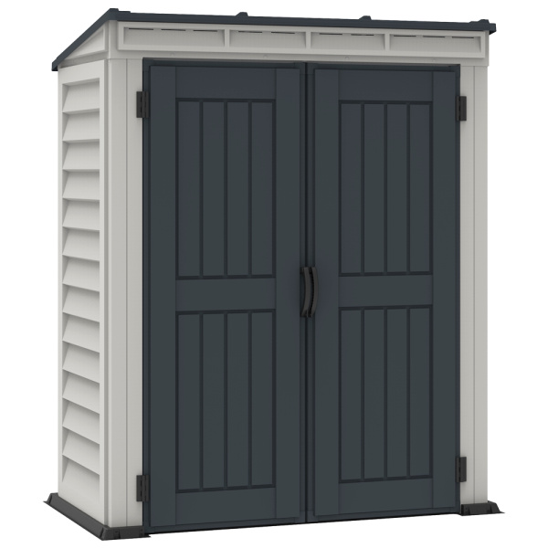 Сарай пластиковий YardMate 171x92x202 см темно-сірий