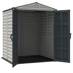 Сарай пластиковий YardMate 171x171x210 см темно-сірий - Зображення 6