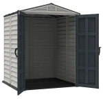 Сарай пластиковий YardMate 171x171x210 см темно-сірий - Зображення 6