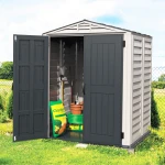 Сарай пластиковий YardMate 171x171x210 см темно-сірий - Зображення 5