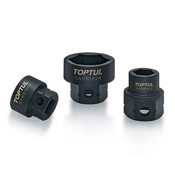 Головка ударна низькопрофільна з 6-гр. хвостовиком 1/2" 19мм TOPTUL KABR1619