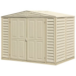 Сарай пластиковий DuraMate 240x163x186 см слонова кістка - Зображення 3