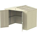 Сарай пластиковий DuraMate 240x163x186 см слонова кістка - Зображення 4